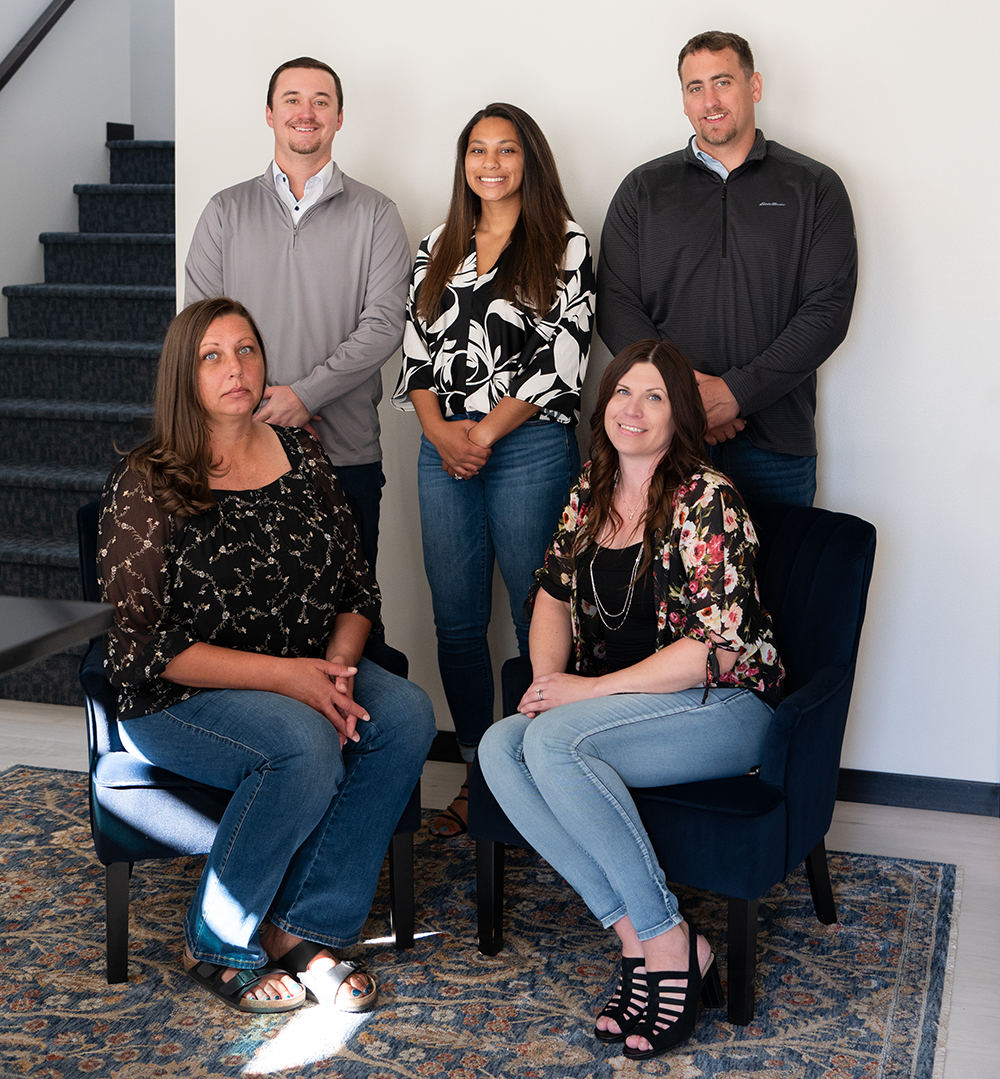 Staff photo from Padgett Bismarck, a local accounting and tax services office supporting small business clients.